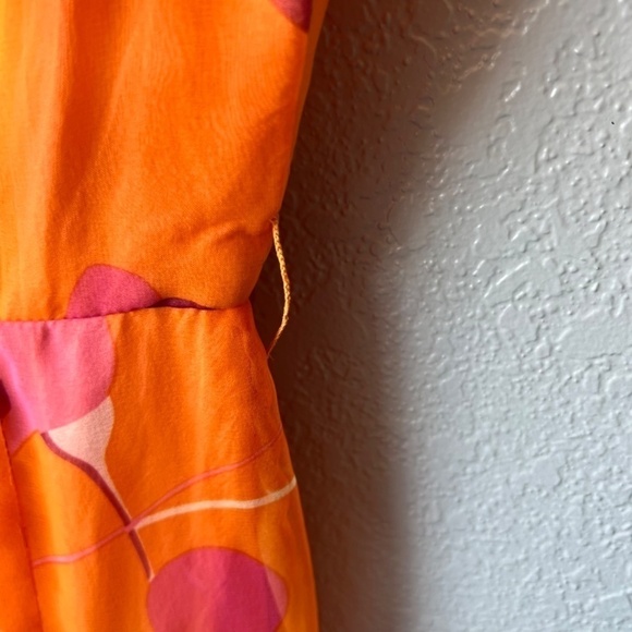 Lady Hamilton vintage georgette crepe maxi dress size XS-Small - Picture 6 of 15